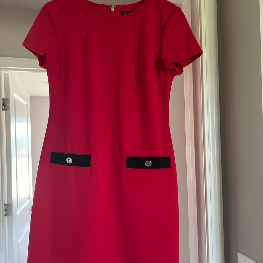 Red Tommy Hilfiger dress!